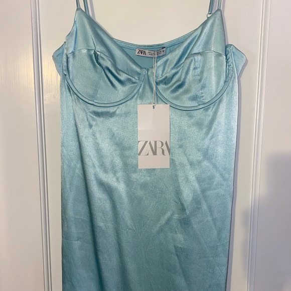 Light Blue Zara Mini Dress - Picture 5 of 5
